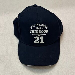 Navy 21st Birthday Cap